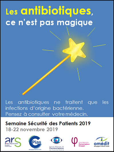 Affiche n°2 de la semaine de sécurité du patient 2019