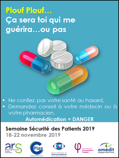 Affiche n°5 de la semaine de sécurité du patient 2019