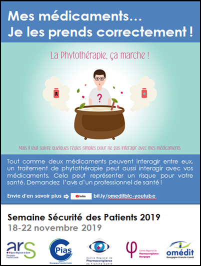 Affiche n°9 de la semaine de sécurité du patient 2019